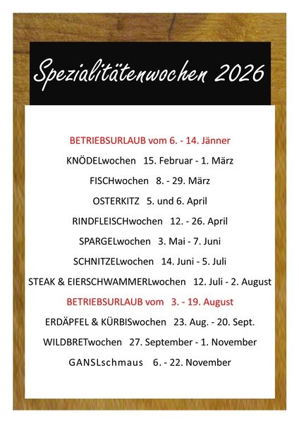 SPEZIWOCHEN 2026 A3